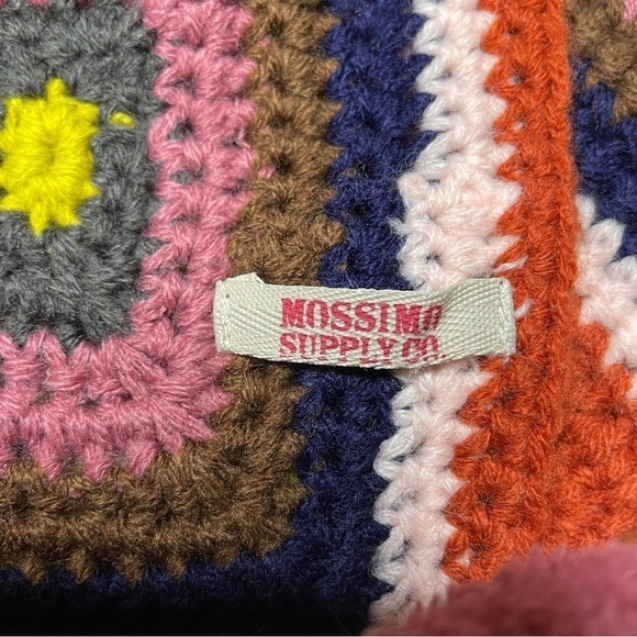 Mossimo granny square pom pom scarf - Picture 3 of 3